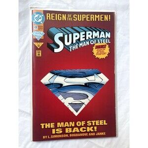 1993 DC Comics superman the man of steel:reign of the supermen comic